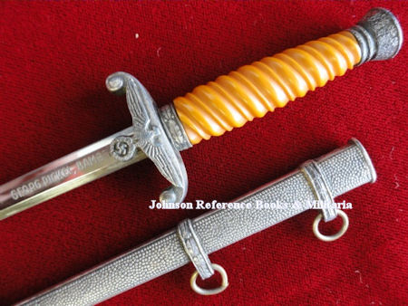 Miniature Army Officer's Dagger w/Advertising Logo (#25571)